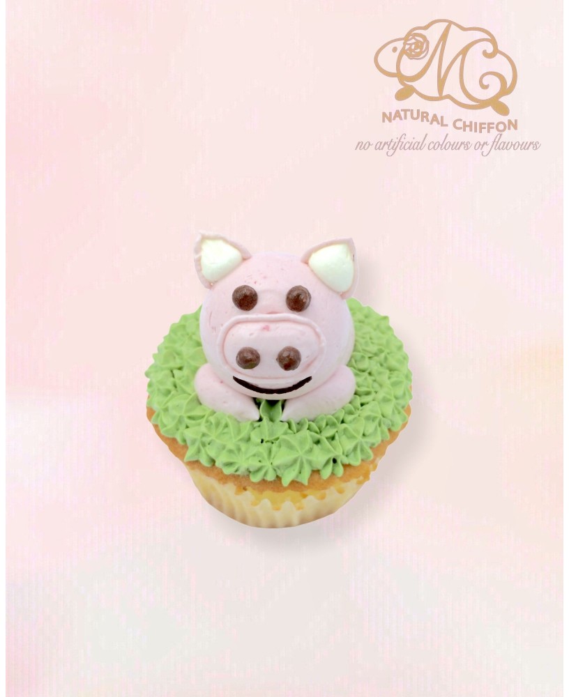 CA121 豬 Cupcake